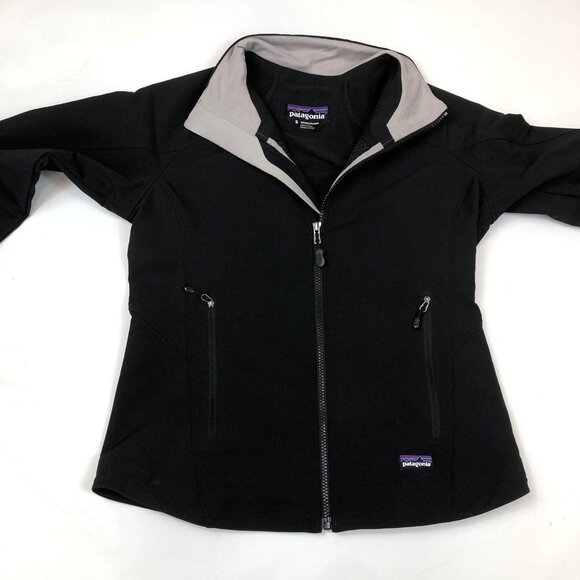 Patagonia Womens Black Special Guide Soft Shell Polartec Full Zip Jacket Small - Picture 2 of 9